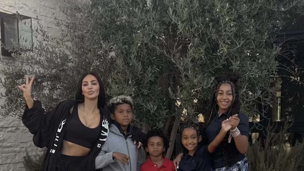 Kim Kardashian School Days With Kids