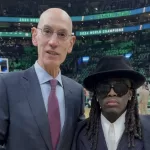 Kai Cenat Meets NBA Commissioner Adam Silver