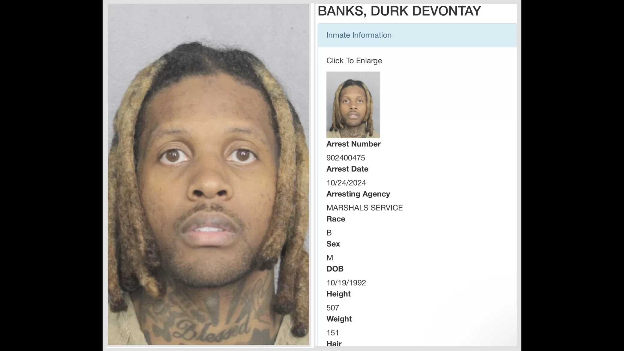 Lil Durk Arrested By U.S Marshals