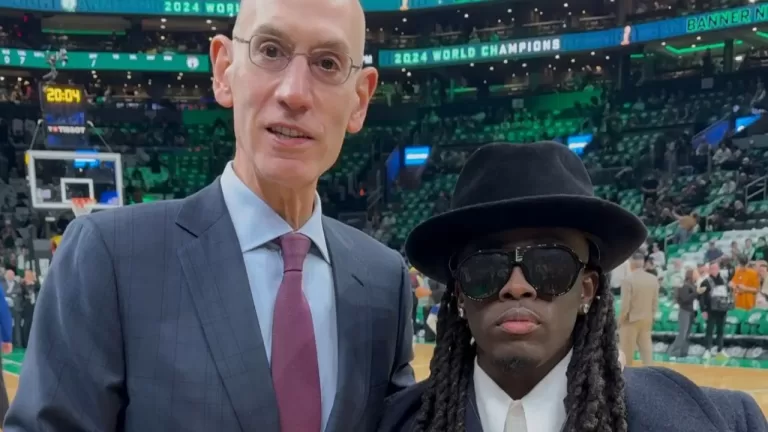 Kai Cenat Meets NBA Commissioner Adam Silver