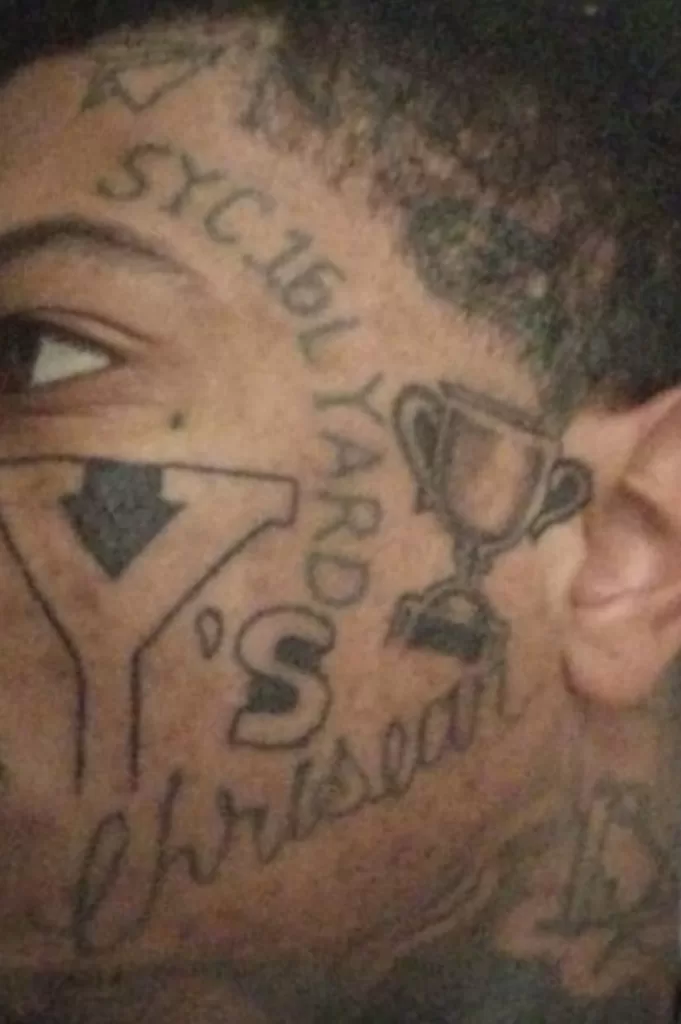 blueface chrisean tattoo