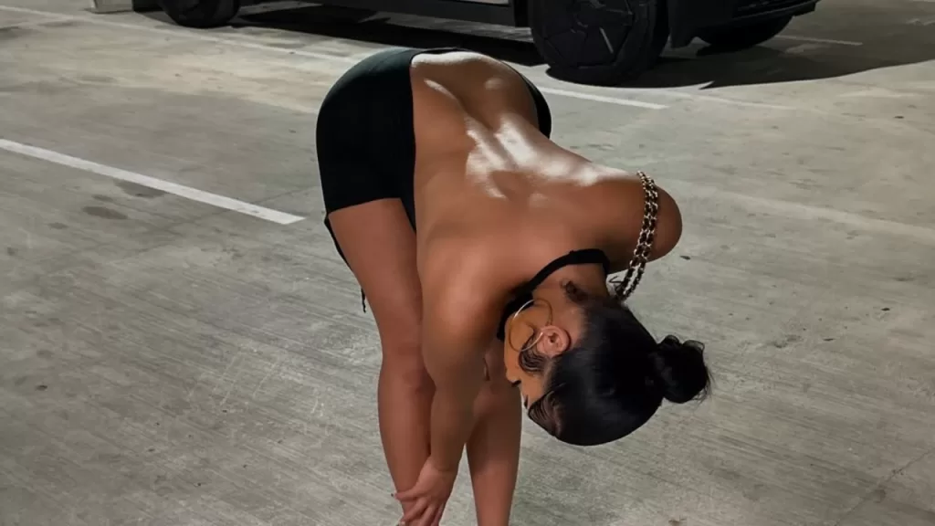 Rubi Rose In A Small Black Dress